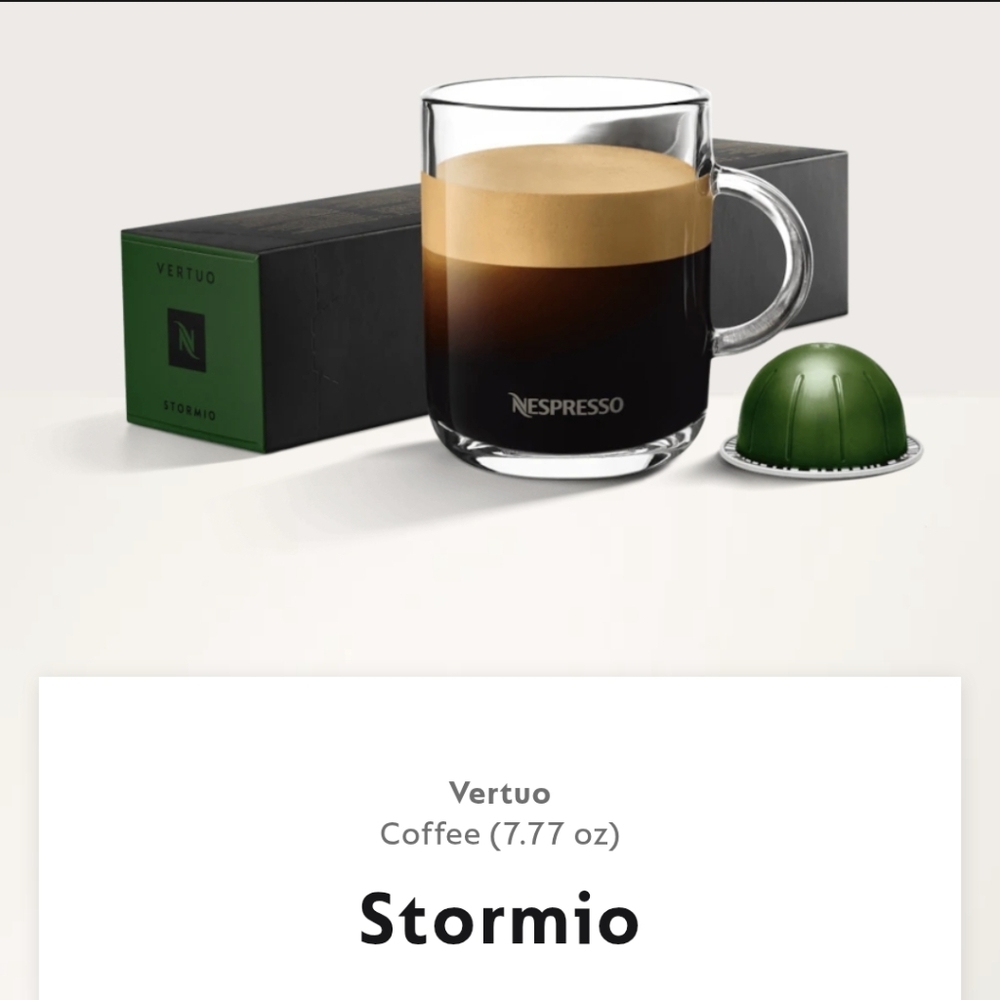 Nespresso Vertuo Stormio Pods (3 Pack)